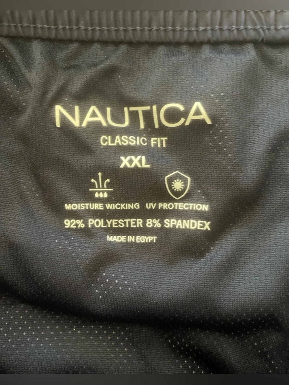 Nautica Men’s Blue Striped Swim Shorts